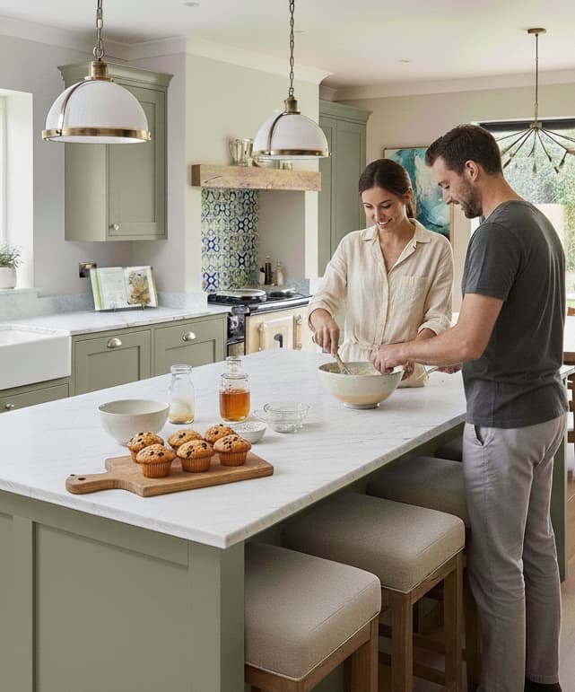 Kitchen couple using Lamonko